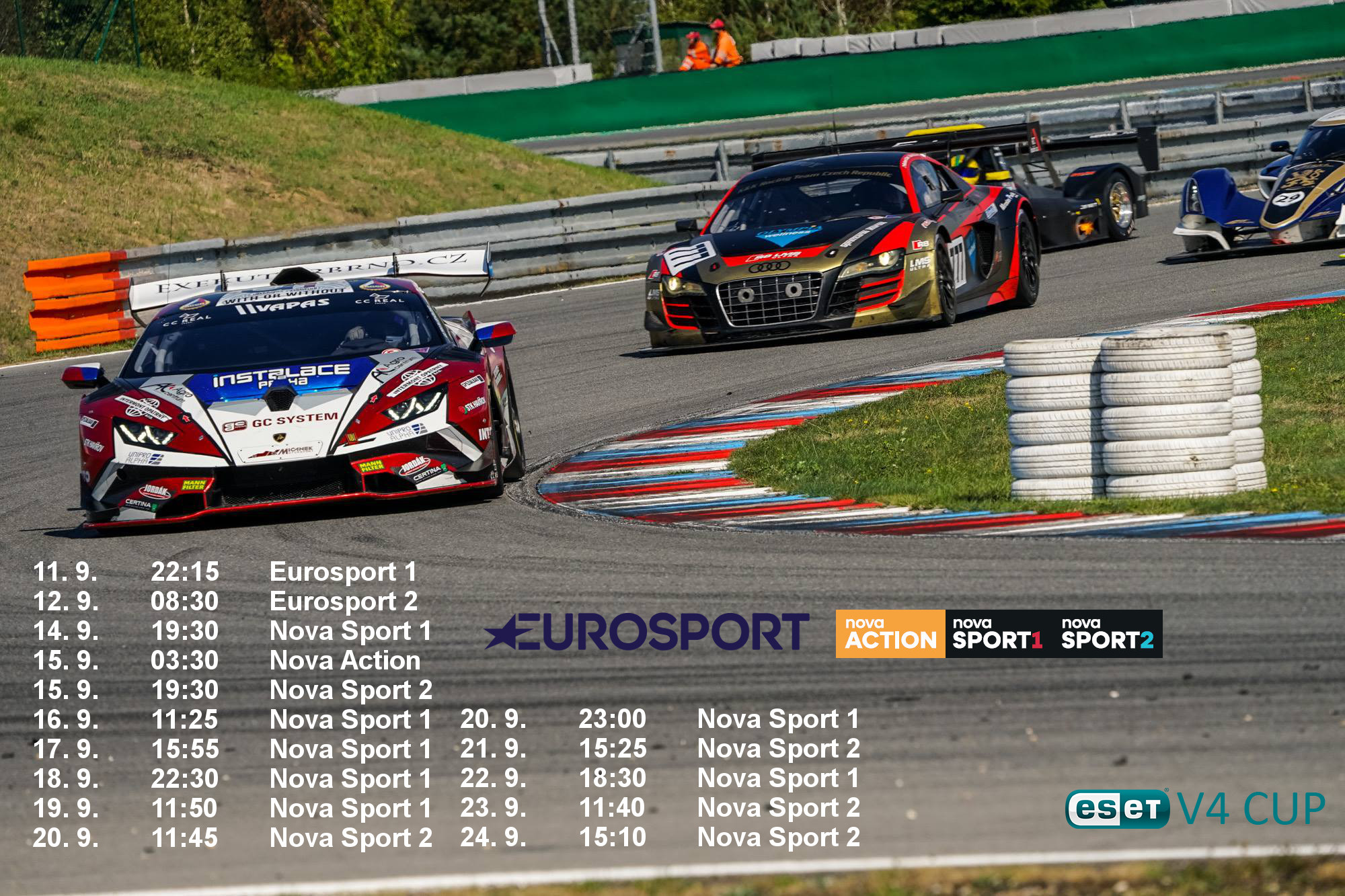 Televizní reportáž z Brna můžete sledovat už zítra na stanici Eurosport 1