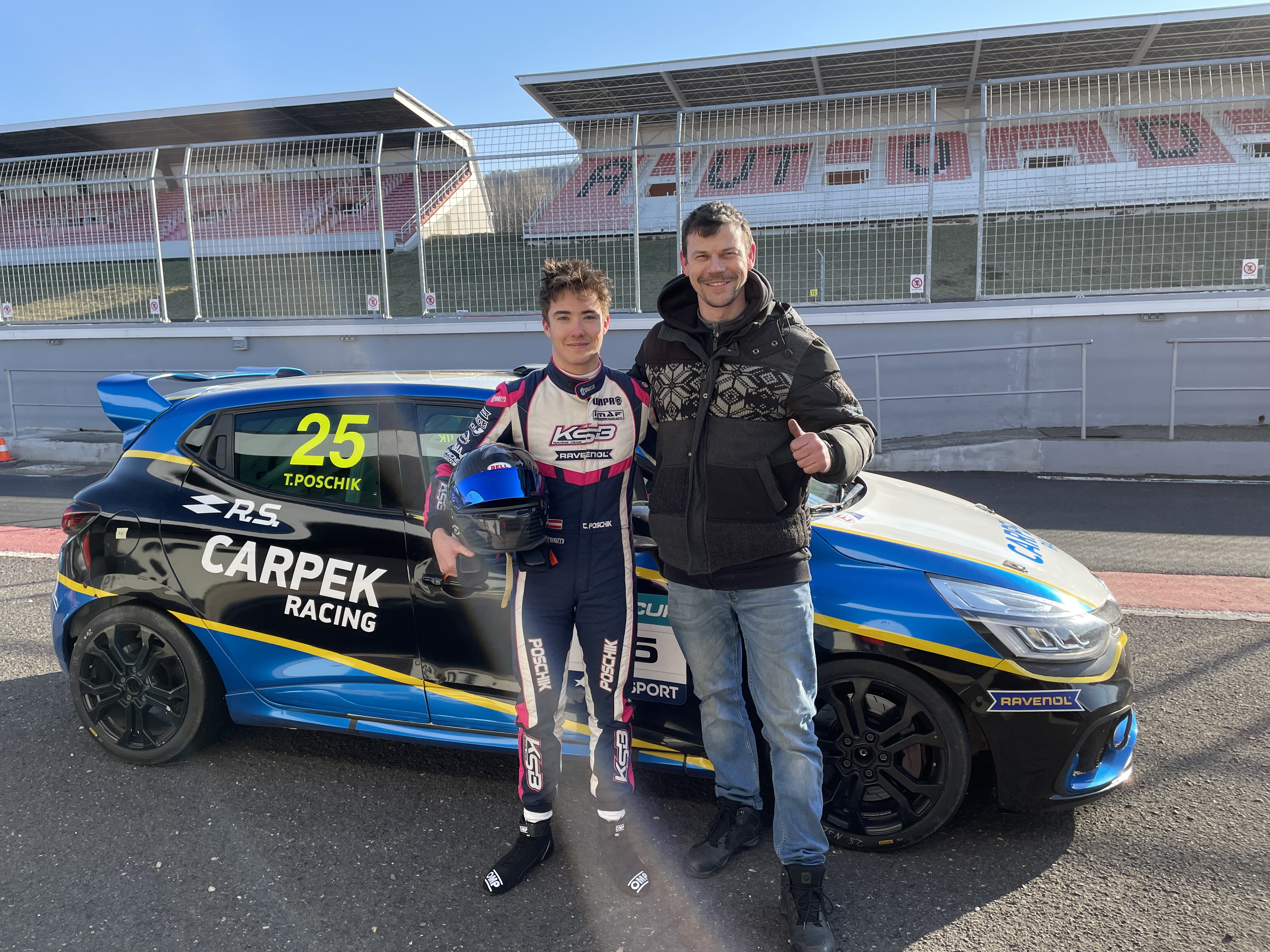Novice Tobias Poschik is looking forward to debut in Clio Cup