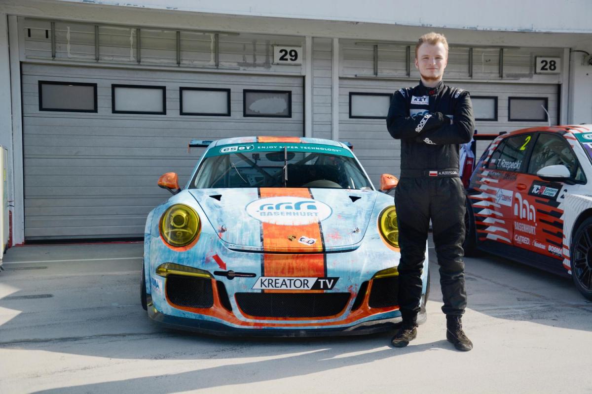 Adam Rzepecki has two goals, defend title and fight with faster cars