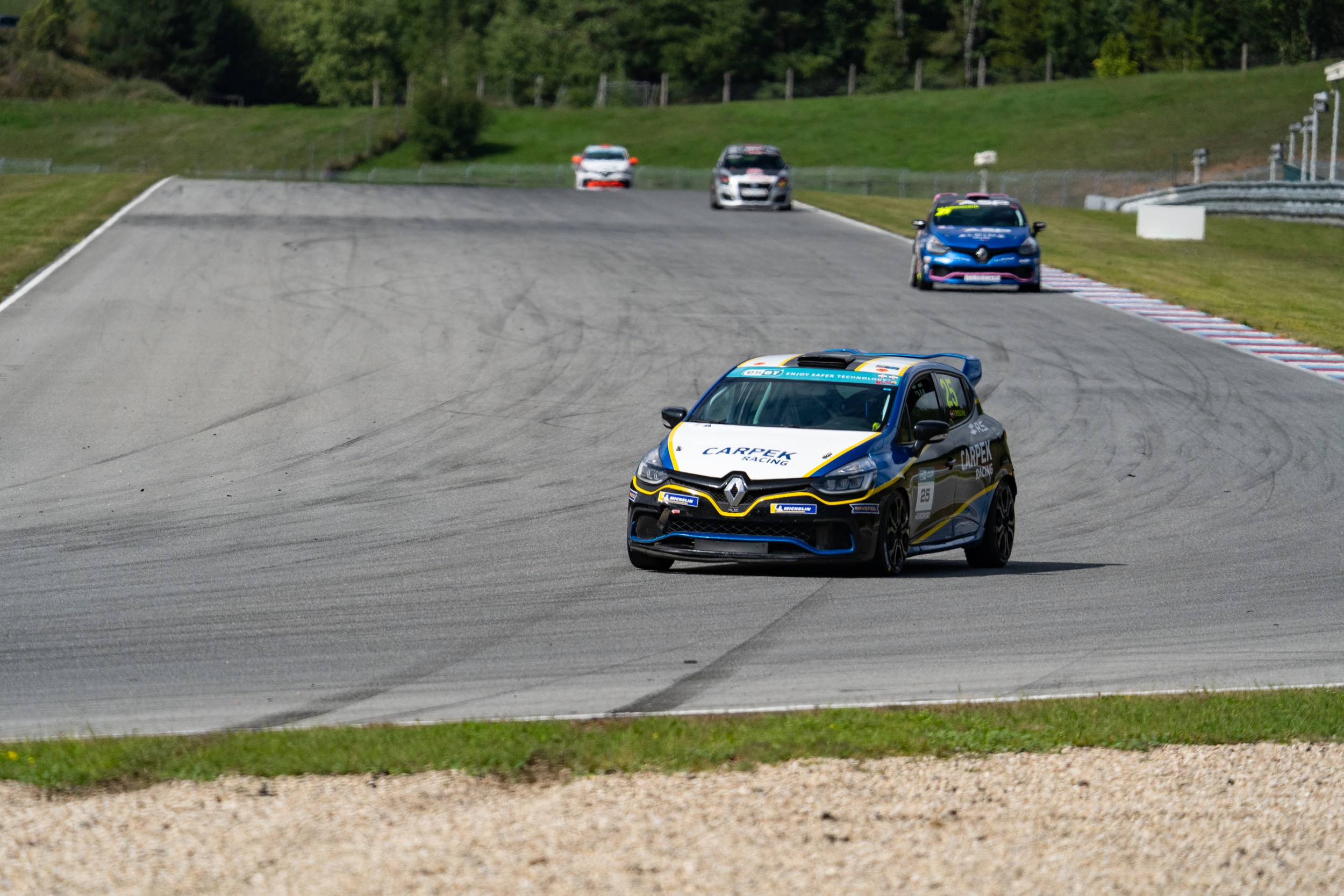 Tobias Poschik won and became the new Clio Cup champion